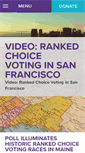 Mobile Screenshot of fairvote.org